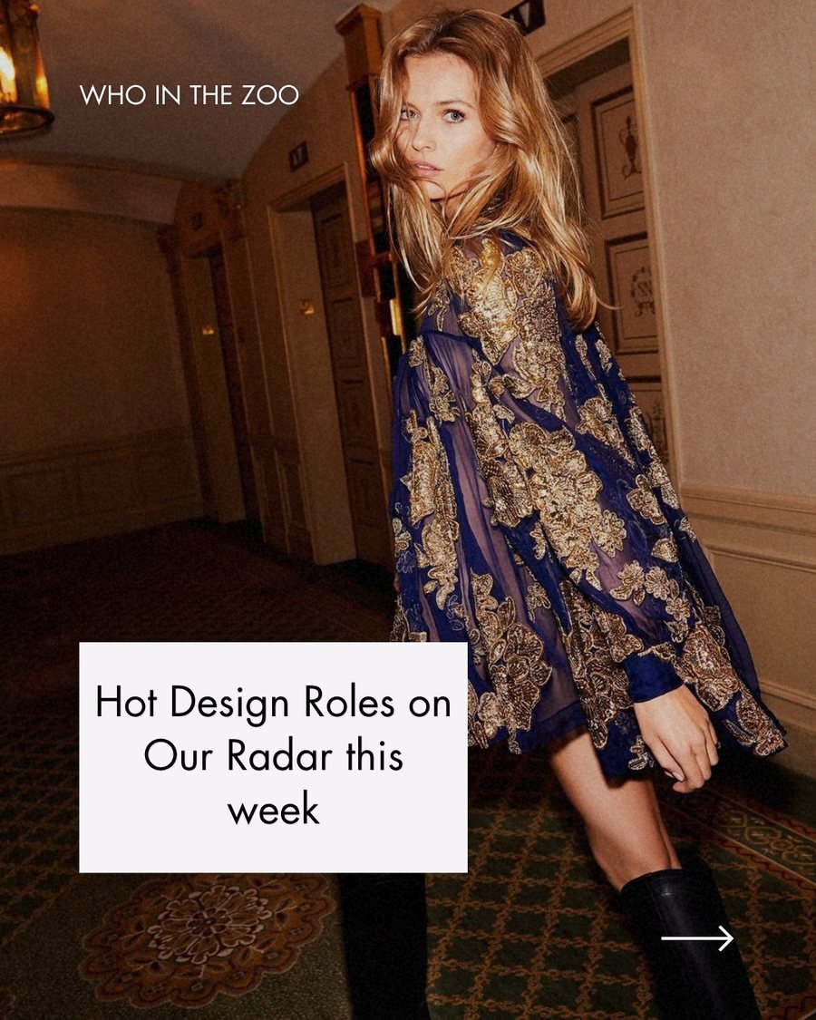 Instagram post: Hot design roles on our radar this week