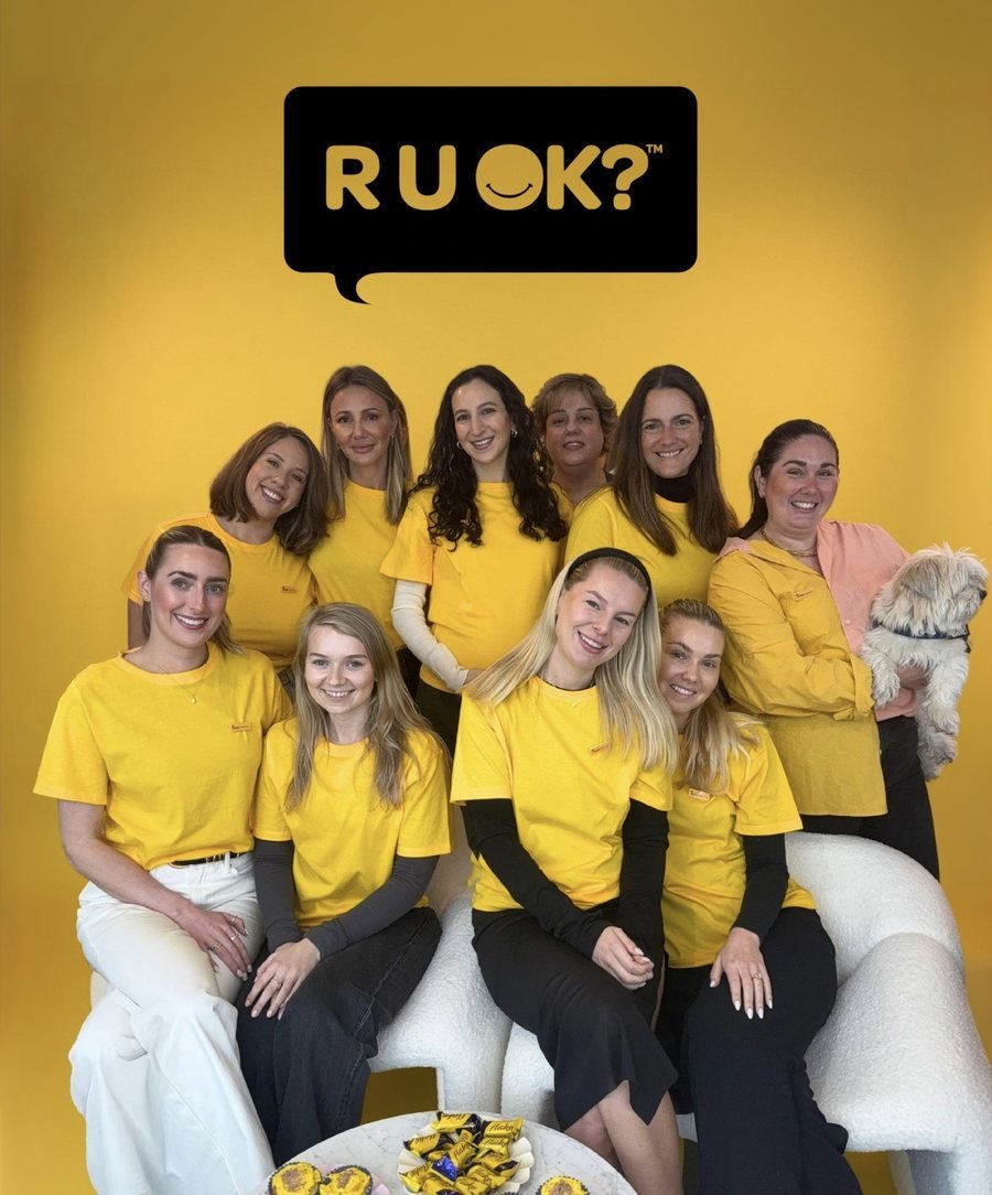 Instagram post: the team on R U OK? Day